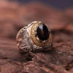 انگشتر اوپال مردانه کد 1213