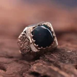 انگشتر اوپال مردانه کد 1217
