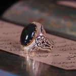 انگشتر اوپال مردانه کد 1244