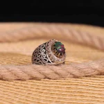 انگشتر اوپال مردانه کد 1265