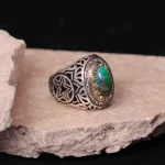 انگشتر اوپال مردانه کد 1270