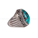 انگشتر فيروزه شجری مردانه کد 365