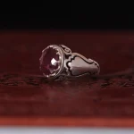 انگشتر یاقوت سرخ مردانه کد 775