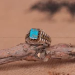انگشتر فيروزه شجری مردانه کد 960