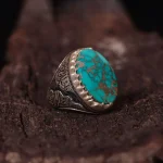 انگشتر فيروزه شجری مردانه کد 984