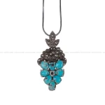 گردنبند فیروزه زنانه کد 403