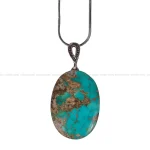 گردنبند فیروزه زنانه کد 404