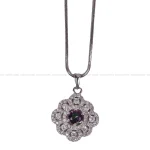 گردنبند طرح توپاز زنانه کد 406