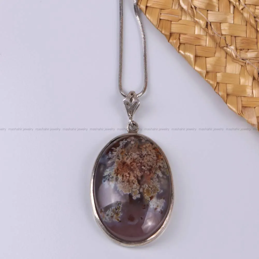 گردنبندعقیق شجر زنانه کد 407