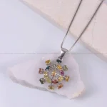 گردنبند میکس زنانه کد 413