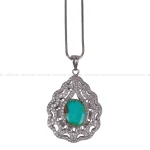 گردنبند فیروزه شجری زنانه کد 414