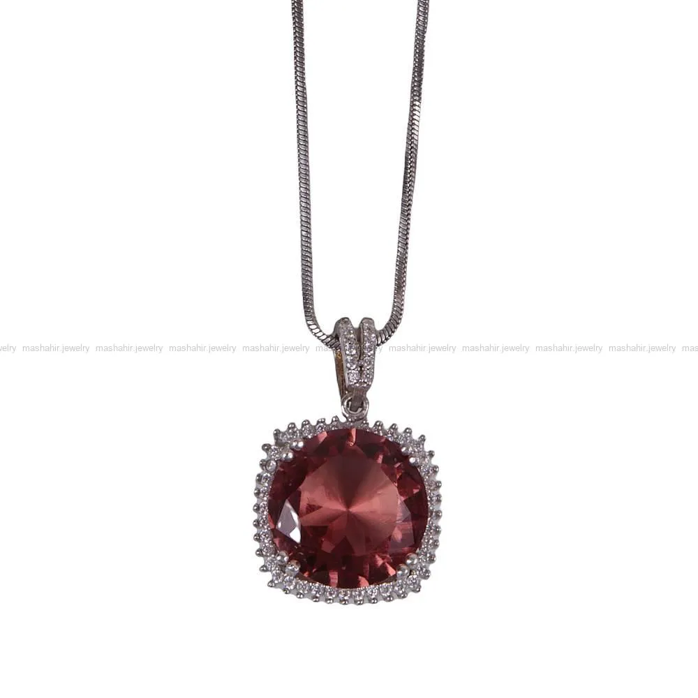 گردنبند الکساندریت زنانه کد 424