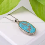 گردنبند فیروزه زنانه کد 425