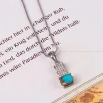 گردنبند فیروزه زنانه کد 433