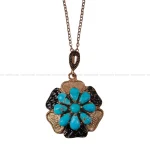 گردنبند فیروزه زنانه کد 441