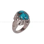 انگشتر فیروزه شجری مردانه کد 472