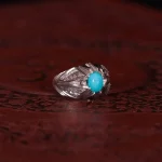 انگشتر فيروزه عجمی مردانه کد 613