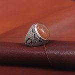 انگشتر عقیق مردانه کد 759