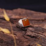 انگشتر عقیق مردانه کد 792