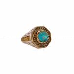 انگشتر فیروزه شجری مردانه کد 4562