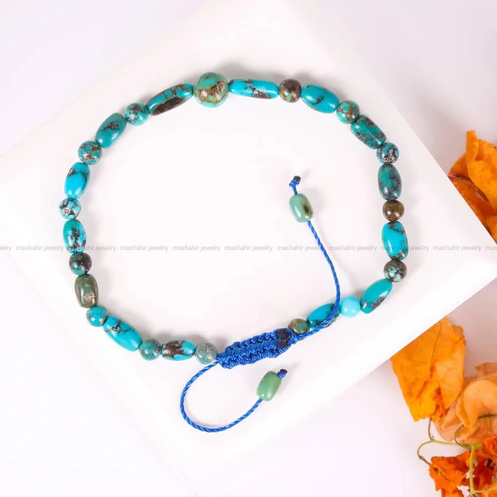 دستبند فیروزه زنانه کد 4356