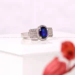 انگشتر طرح یاقوت زنانه کد 4373