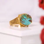 انگشتر فیروزه شجری زنانه کد 4376