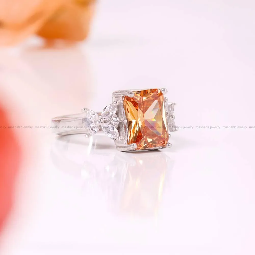 انگشتر زیرکن زنانه کد 4387