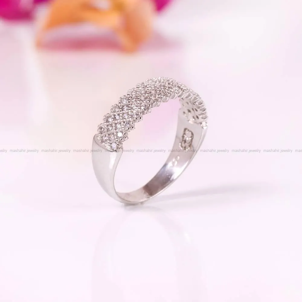 حلقه طرح الماس کد 4389