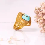 انگشتر فیروزه شجری زنانه کد 4403
