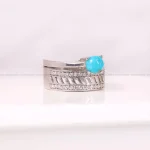 انگشتر فیروزه شجری زنانه کد 4409