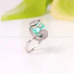 انگشتر فیروزه شجری زنانه 4415