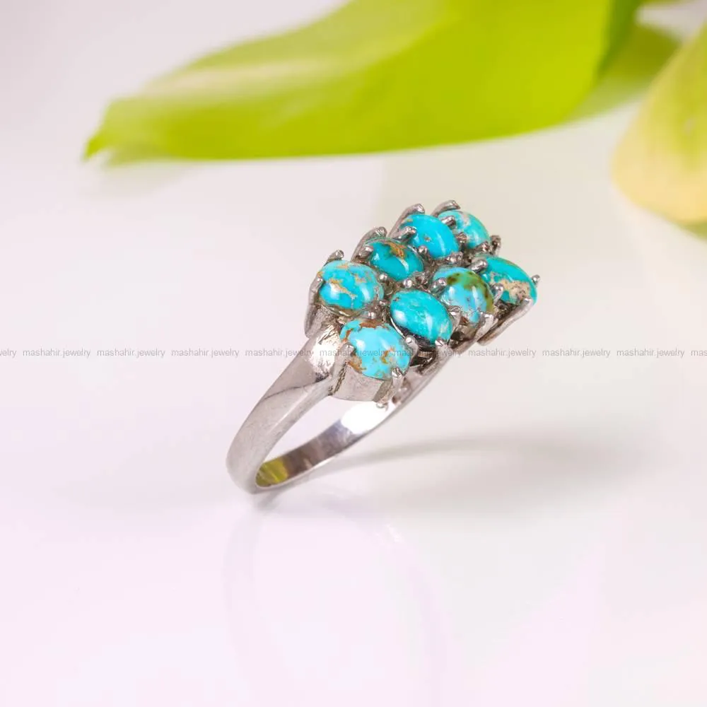 انگشتر فیروزه شجری زنانه کد 4417