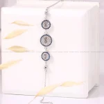دستبند نقره زنانه کد 4429