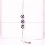 دستبند نقره زنانه کد 4430