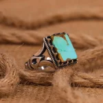 انگشتر فیروزه شجری مردانه