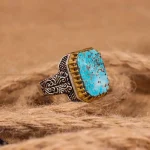 انگشتر فیروزه شجری مردانه