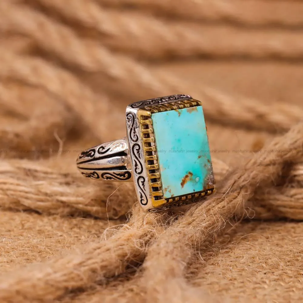 انگشتر فیروزه شجری مردانه