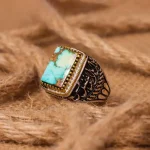 انگشتر فیروزه شجری مردانه