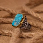 انگشتر فیروزه شجری مردانه