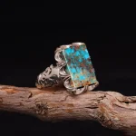 انگشتر فیروزه شجری مردانه