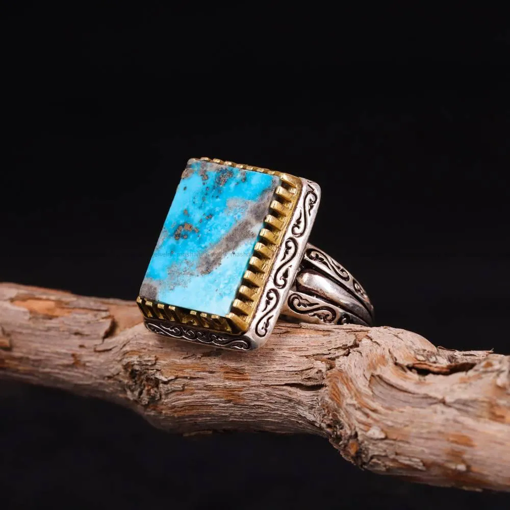 انگشتر فیروزه شجری مردانه