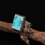 انگشتر فیروزه شجری مردانه