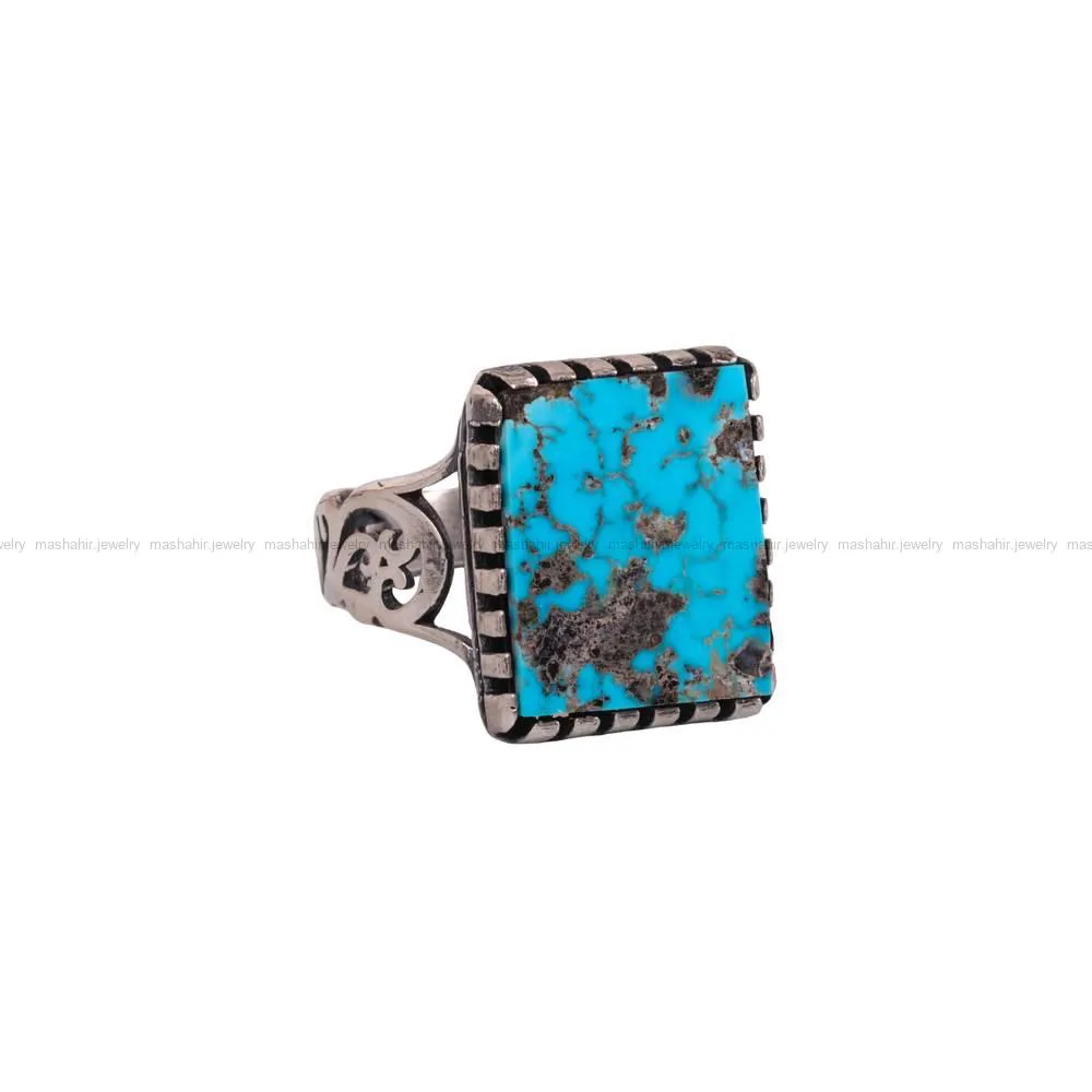 انگشتر فیروزه شجری مردانه