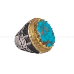 انگشتر فیروزه شجری مردانه کد 232