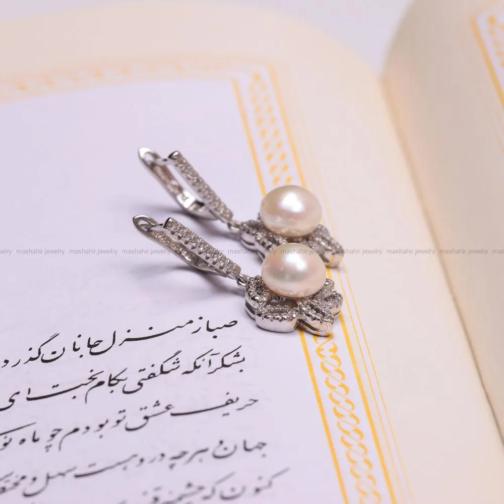 گوشواره نقره زنانه کد 874