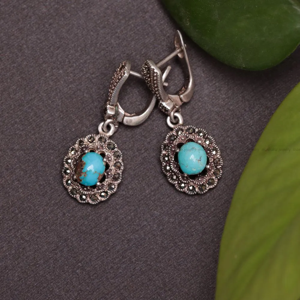 گوشواره فیروزه زنانه کد 880