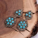 گوشواره فیروزه زنانه کد 882