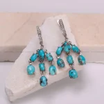 گوشواره فیروزه زنانه کد 886