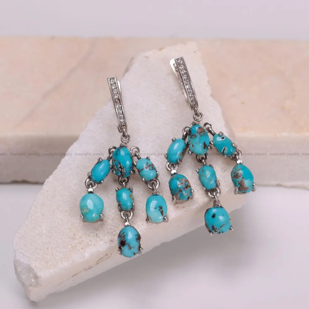 گوشواره فیروزه زنانه کد 886